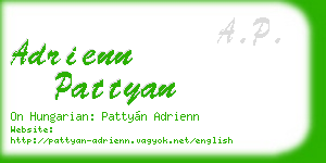 adrienn pattyan business card